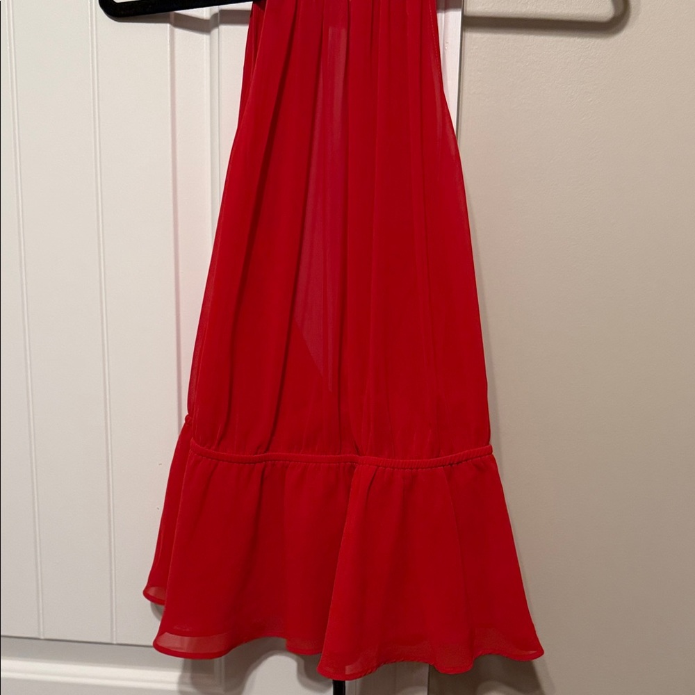 Red Halter Top - Picture 3 of 6